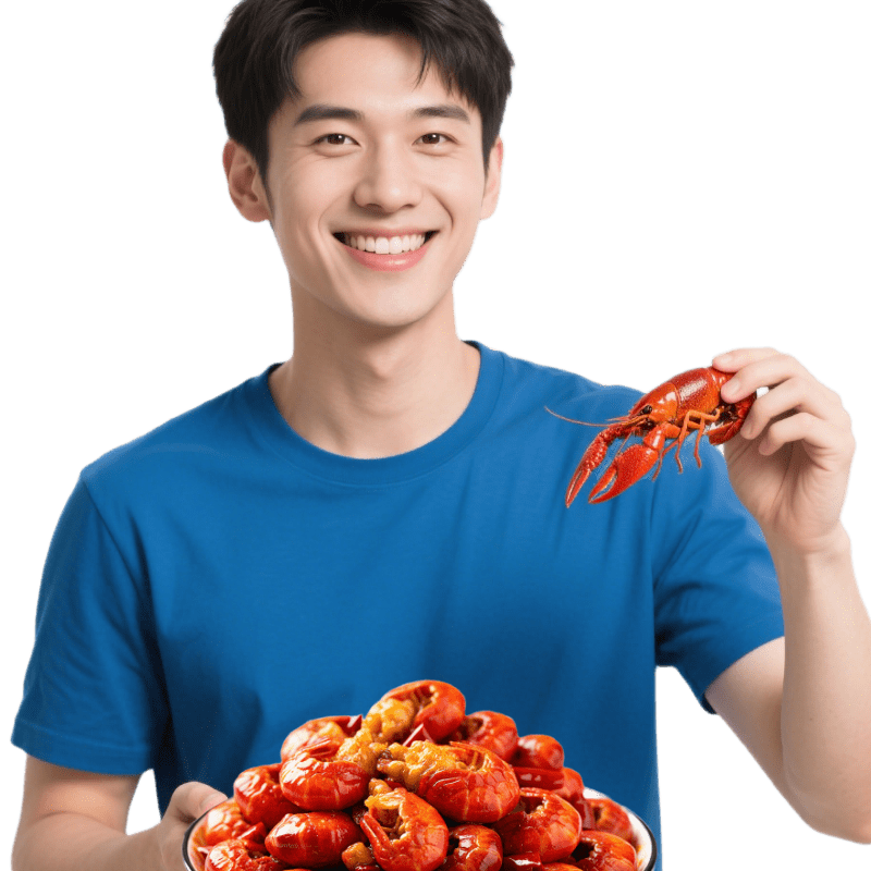 【自营】麻辣小龙虾尾加热即食龙虾球25年鲜活小龙虾现做 250g*10盒 49.63元