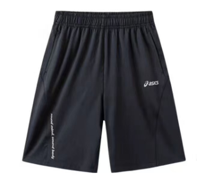 ASICS 亚瑟士 短袖T恤 黑色-短裤 券后49.1元