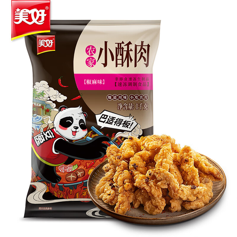 美好 农家小酥肉 1kg 券后18.66元