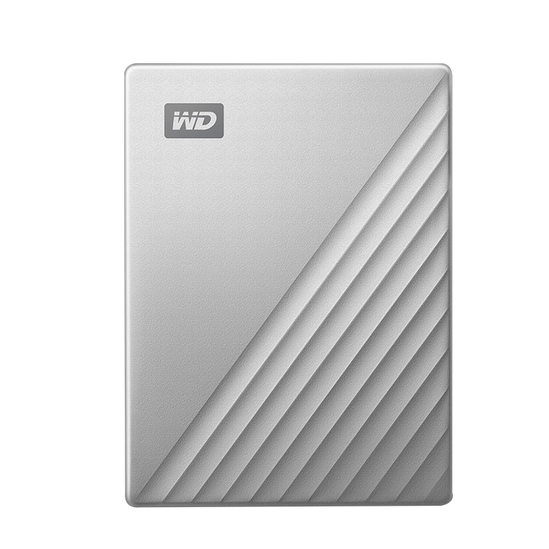 西部数据（WD）2TB 移动硬盘 type-c Ultra系列 2.5英寸 银 机械硬盘  596.6元