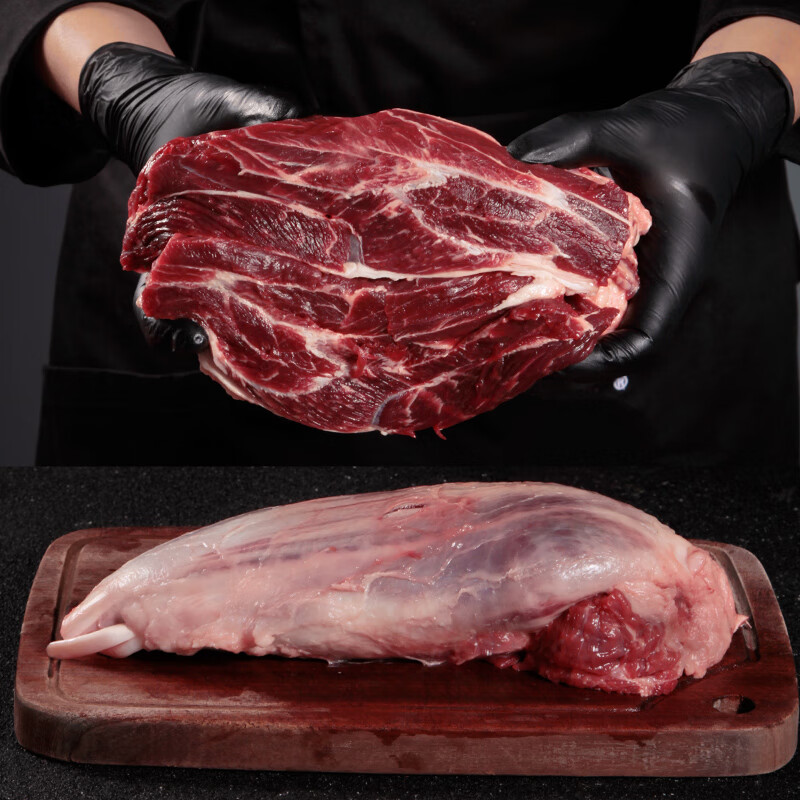 京东PLUS：真牛馆 zenew 澳洲谷饲和牛原切牛腱子肉1kg 减脂生鲜牛肉 0添加 39.6元