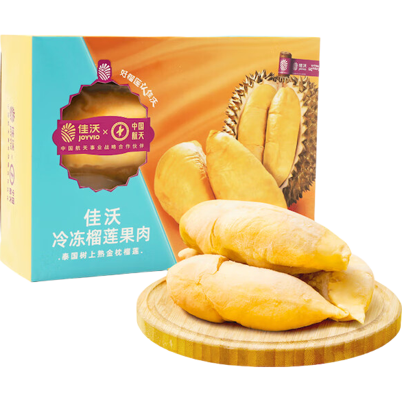 佳沃（joyvio）泰国冷冻金枕榴莲肉 净重450g 冷冻榴莲生鲜水果礼盒 85.8元（需领券，合42.9元/件）