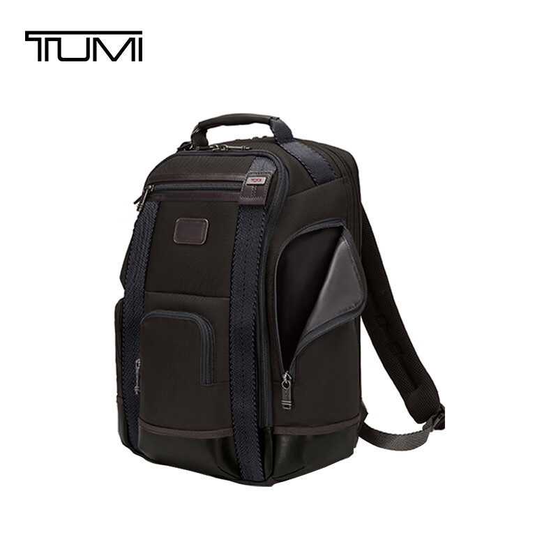 TUMI 途明 FREMONT系列 男士通勤雙肩背包 02223389HKO 黑色 券后1640.56元
