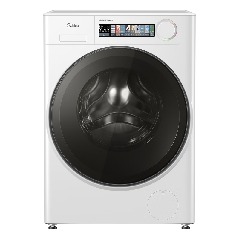 美的（Midea）滚筒洗衣机全自动家用 小白鲸MG100WJ3 10公斤超薄 元气轻氧 超薄全嵌 以旧换新 家电国家补贴20﹪ 1058.5元（需领券）