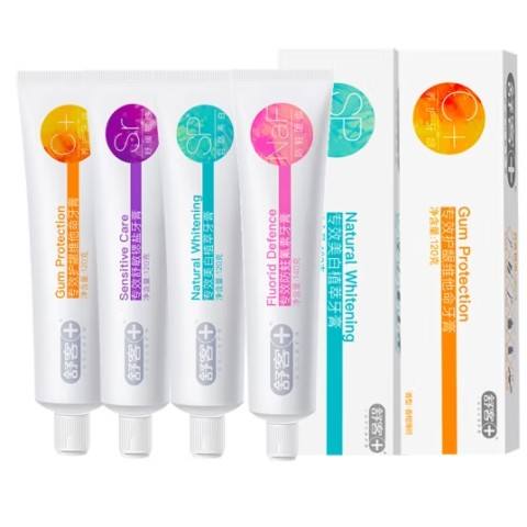 舒客 益生菌牙膏4种功效 120g*4支 4.7元/支（到手4支）实付18.8元
