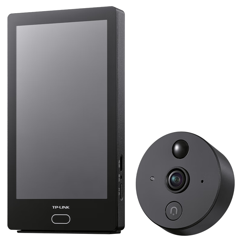 普聯(lián)（TP-LINK）智能貓眼攝像頭DB635A 電子可視門鈴帶顯示屏 249.98元