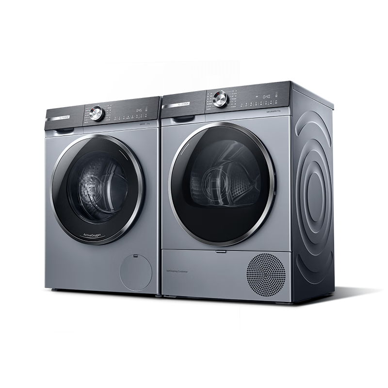 618预售、PLUS：博世 BOSCH 10KG洗烘套装 蒸汽除皱 智能投放滚筒洗衣机热泵烘干机WGA254D80W+WQA254DS0W 10525元包邮（下单返500元京豆+晒单返100元E卡）