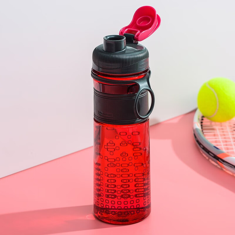 迪茵泰克 DINTAKE 大容量運(yùn)動(dòng)水杯 紅色 600ml 券后2.9元
