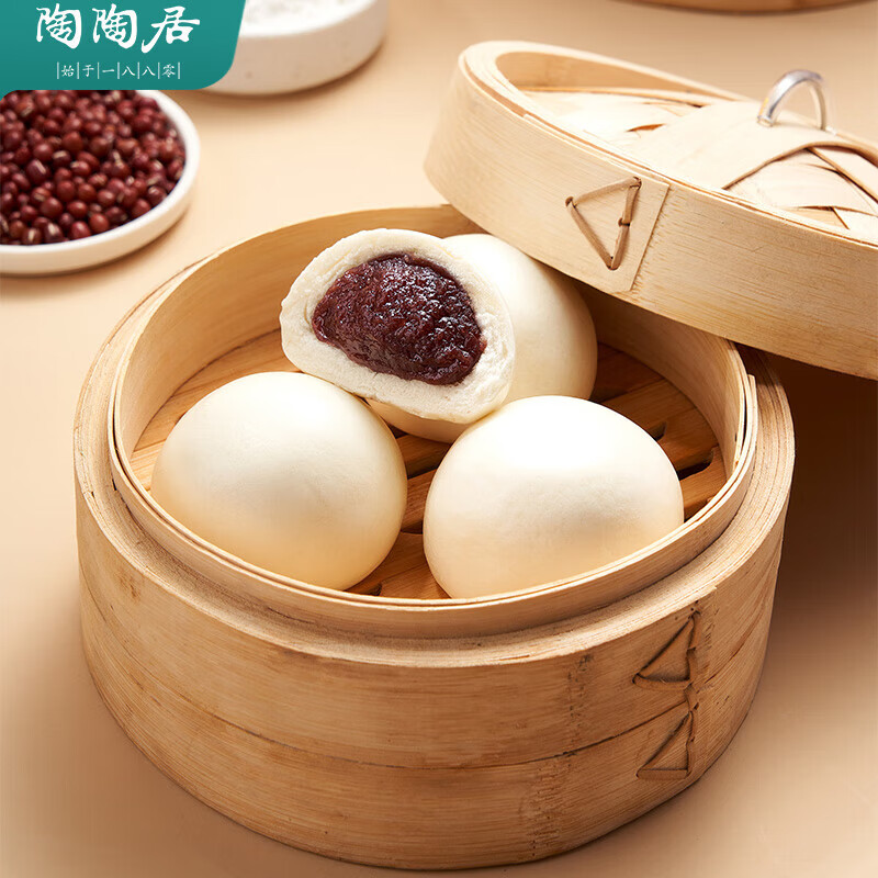 陶陶居 早茶包点量贩装 豆沙包(337.5g*2) 15.75元（63元/4件）