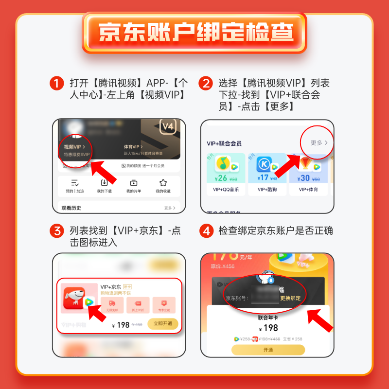 腾讯视频 Tencent Video VIP会员年卡+京东PLUS年卡 券后158元