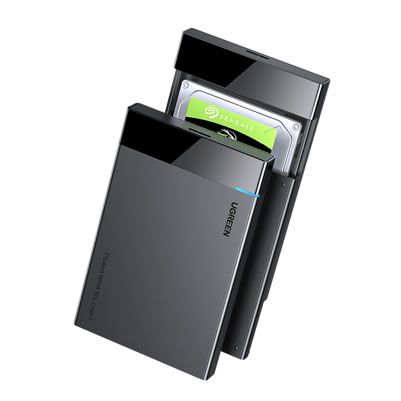 plus、需首购：绿联 USB3.0移动硬盘盒2.5英寸外置硬盘壳 SATA串口笔记本电脑台式机外接固态机械SSD硬盘盒子 USB3.0【固定线款】 22.94元