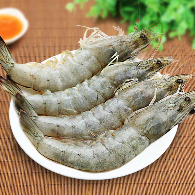 鮮馳 國(guó)產(chǎn)青島大蝦 大號(hào)白蝦 2030規(guī)格 凈重1.5kg 盒裝 57.63元