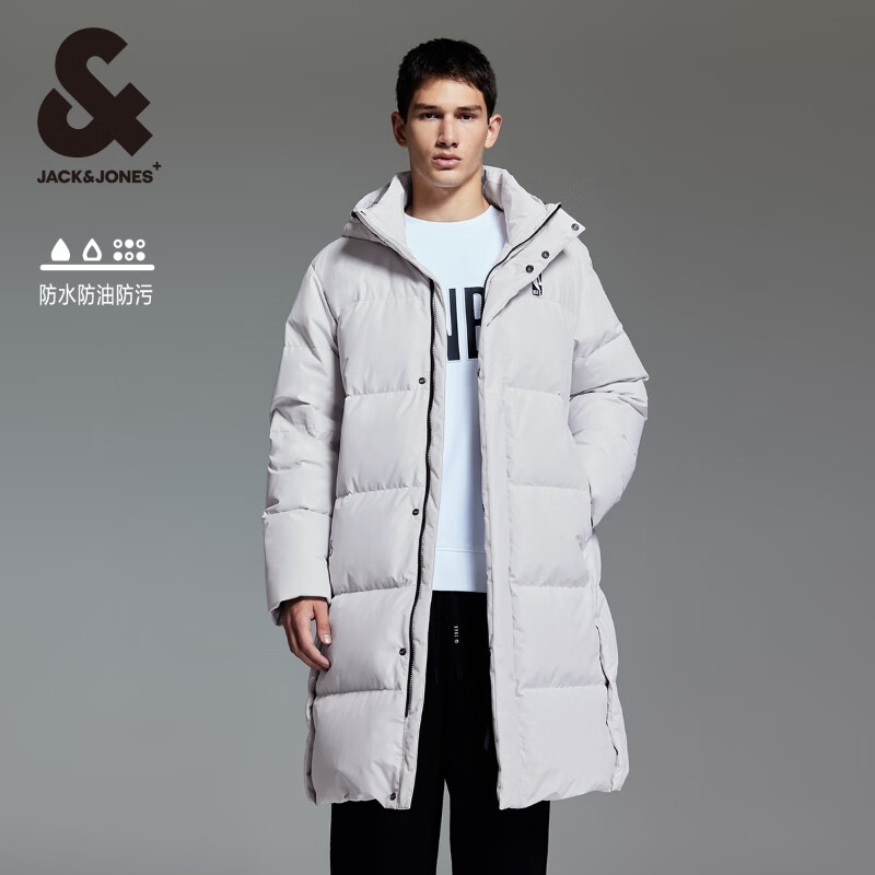 杰克瓊斯 男士加厚防潑水羽絨服合集 港霧灰 券后300.1元