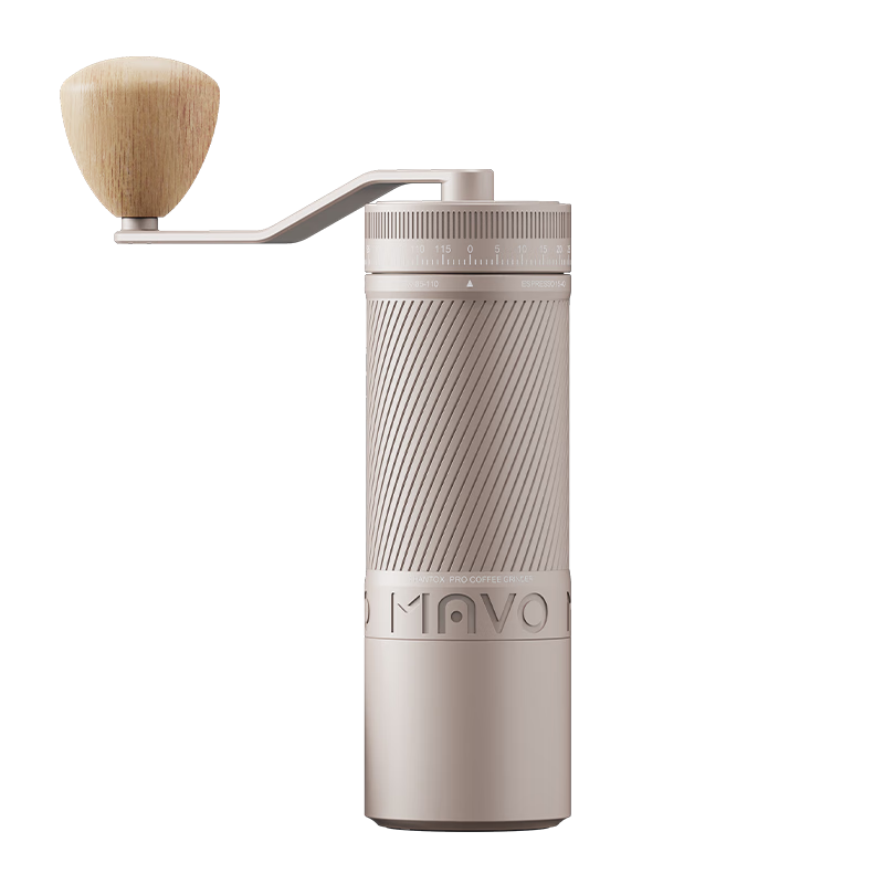 MAVO幻刺PRO磨豆机 手磨咖啡机手摇磨咖啡豆粉器研磨机 手动现磨 星光银 502.12元