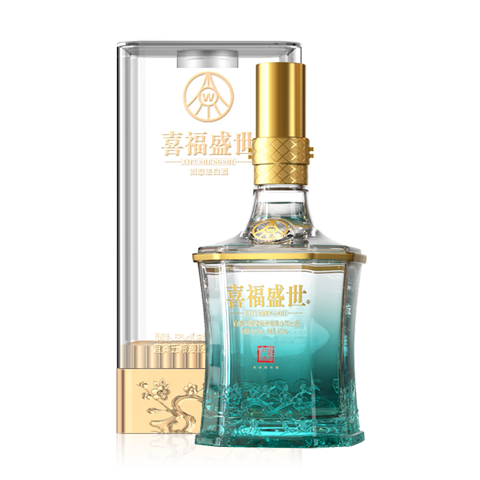 五粮液 喜福盛世祥和 浓香型白酒 52度500ml  69元（需换购）