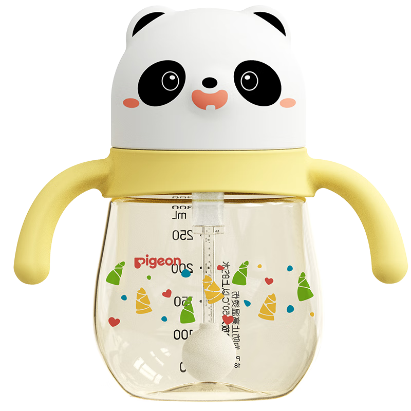 PLUS會員、首購：貝親熊貓小月齡防嗆防漏喝水喝奶學(xué)飲杯奶瓶 300mL 7月+ 51.89元（需領(lǐng)券湊單）