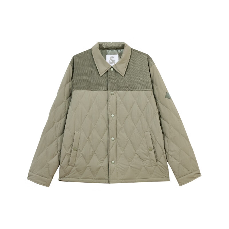 杰克琼斯 男装衣服秋冬短款羽绒服男保暖外套合集 224323005浅橄榄绿 L 180 券后168.1元