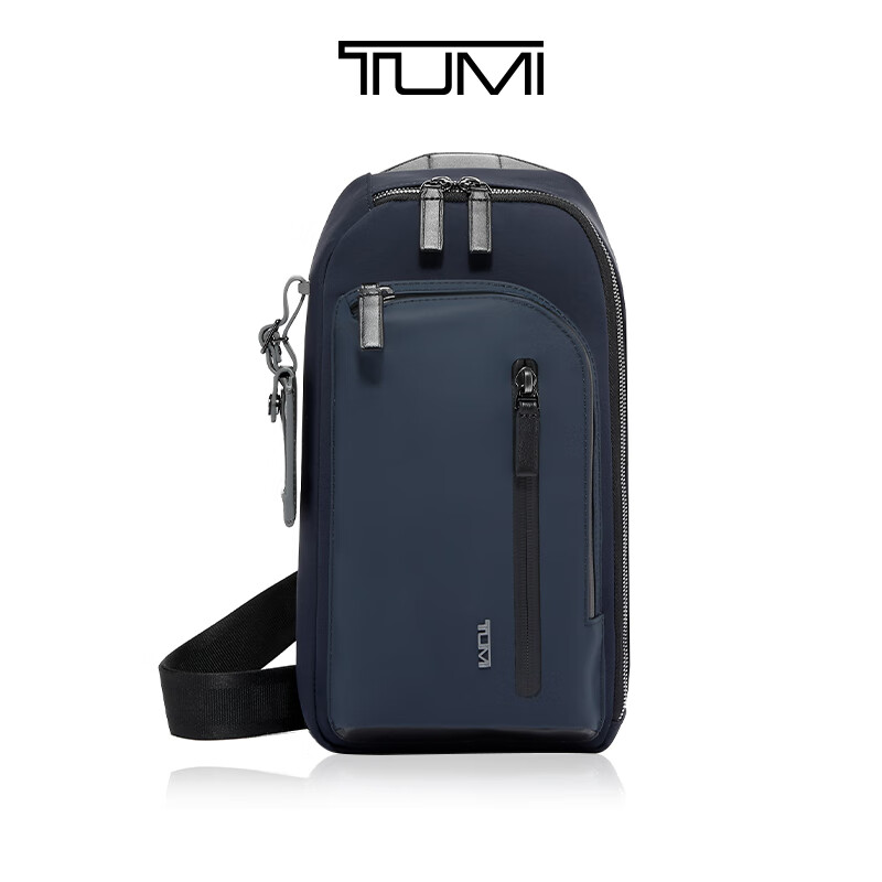 TUMI 途明 Harrison單肩包 海軍藍(lán)拼接/06602035NVYN 券后1600元