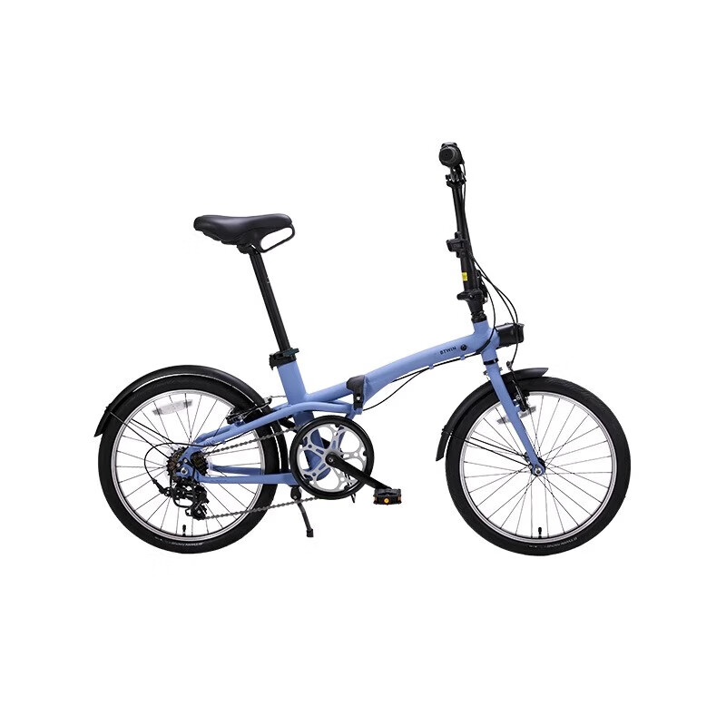 迪卡侬 DECATHLON 自行车Fold500折叠自行车通勤单车20寸-4872243 升级款Fold500蓝色 1509.37元