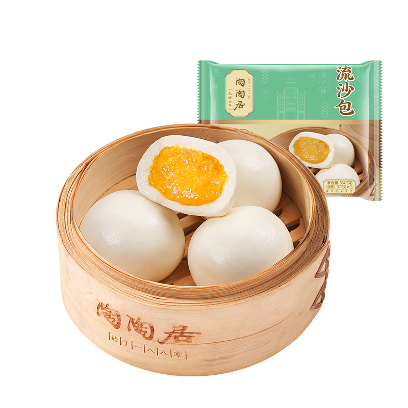 陶陶居 流沙包337.5g*1袋 多款任选6件 券后9元