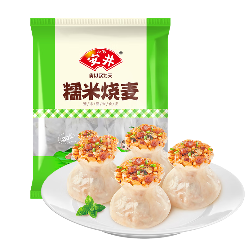 京东PLUS:安井 糯米大烧卖 1kg 2斤装约20个烧麦*7件 76.17元包邮（需领券，合10.88元/件）