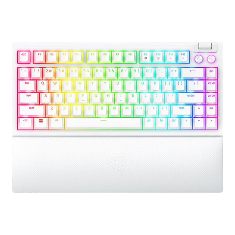 Razer 雷蛇 黑寡妇蜘蛛 V4 75﹪热插拔 有线电竞机械键盘 725.99元 包邮（多重优惠