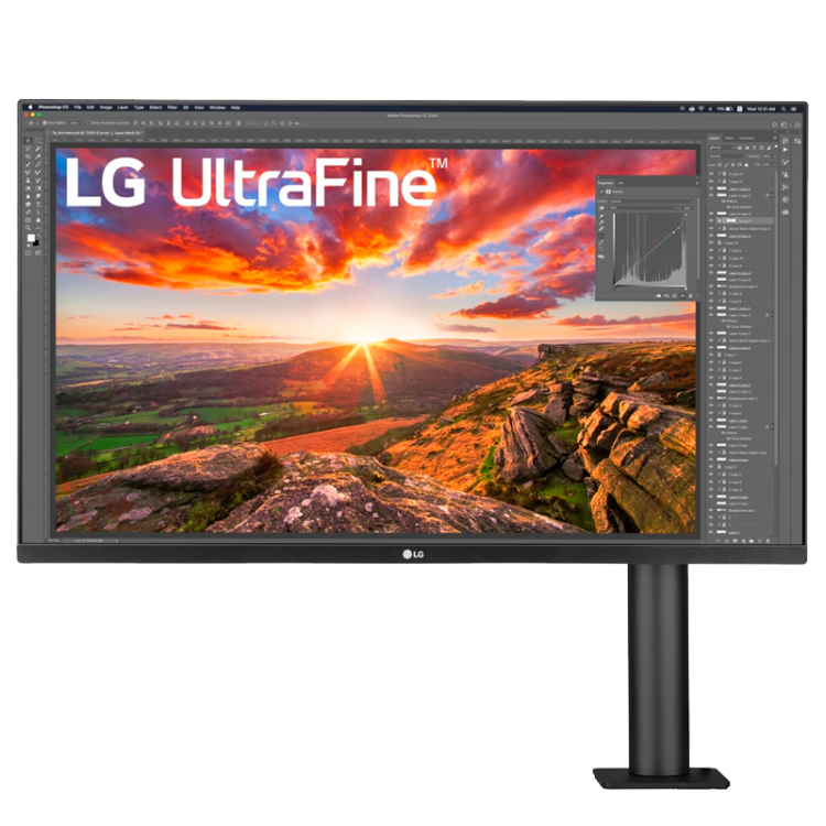 LG 32UN880K 31.5英寸 4K显示屏 Type-C快充 Ergo人体工学支架 设计 便携式 办公电脑显示器 2492.72元