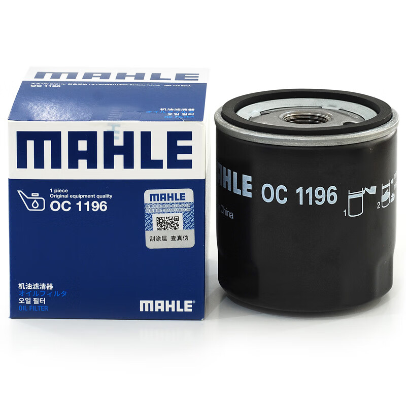 马勒 OC 1196 机油滤清器 8.89元