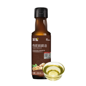 英氏采智有机核桃油热炒食用油佐餐油250ml/瓶