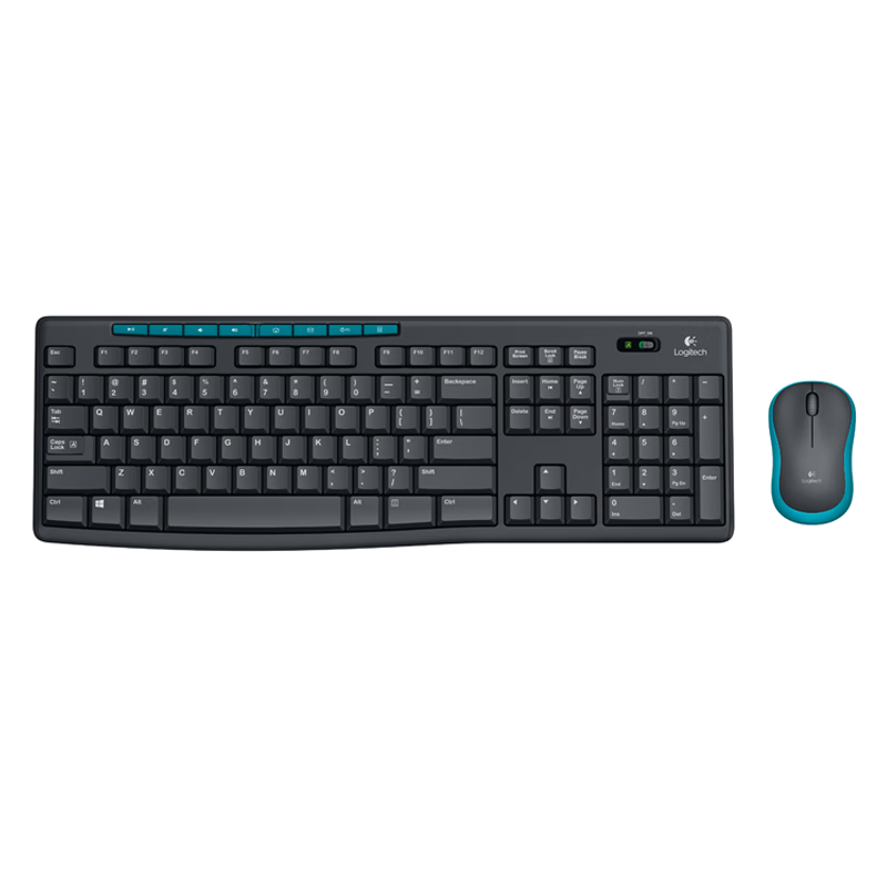 羅技（Logitech）MK275 鍵鼠套裝 無線鍵鼠套裝 辦公鍵鼠套裝 全尺寸 商務(wù)鍵鼠套裝 帶無線2.4G接收器 黑藍色 89.48元（需領(lǐng)券）