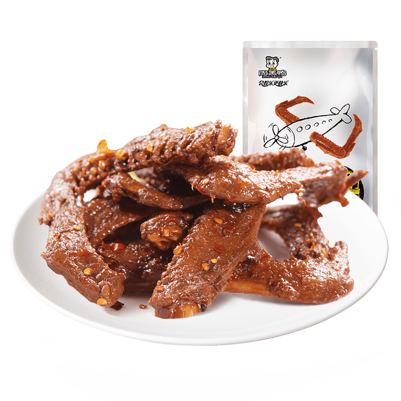 周黑鸭 甜辣卤鸭翅180g 肉干熟食 卤味零食小吃 经典大包装【鸭哥推荐】 6.25元（需领券）
