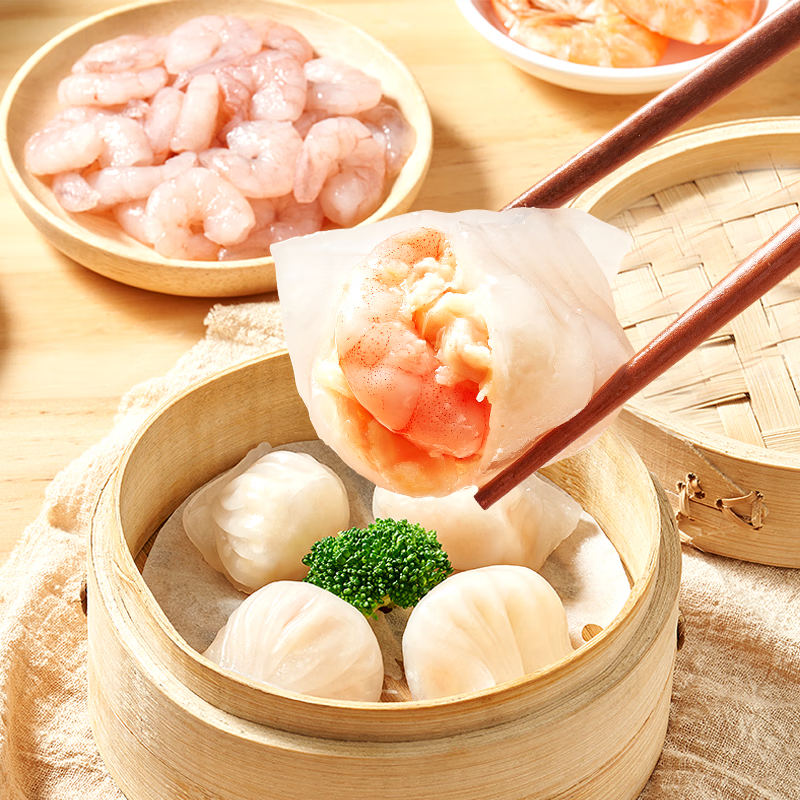 陶陶居 面点 虾饺150g*2袋 共12个 23.95元（需下单3件）