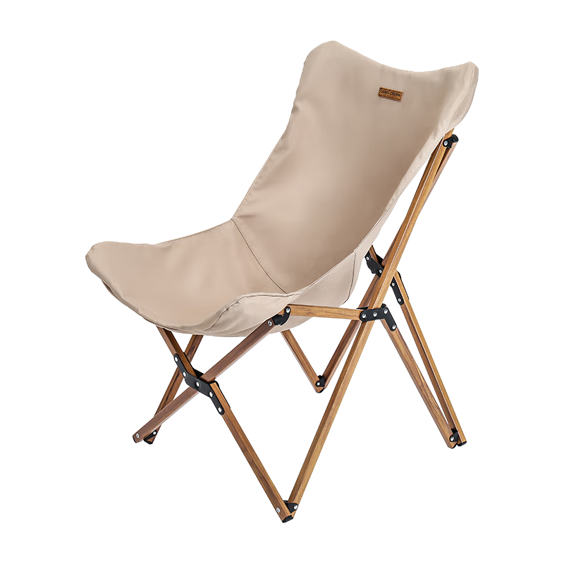 PLUS會員：駱駝CAMEL 戶外折疊月亮椅 A1W3GT103卡其 65元（需領券）