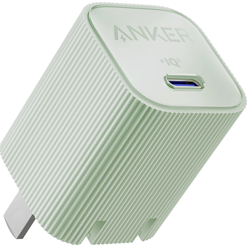 plus：ANKER安克30W安心充充電器氮化鎵PD快充type-c 適用iPhone16promax蘋果15/14iPad華為小米手機usb插頭綠 44.66元