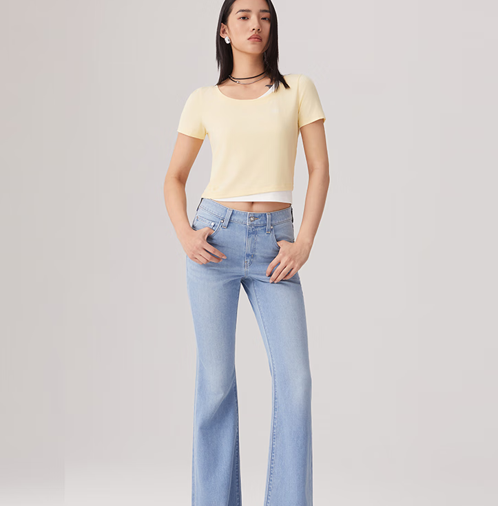 商城同款！Levi\'s 李维斯 25春夏新款 女士726高腰喇叭牛仔裤A3410 ￥141.86