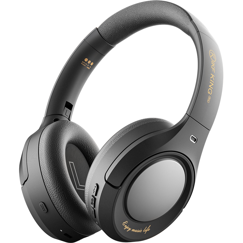 Plus会员：iKF King Pro 2.0主动降噪头戴式蓝牙耳机无线金标音质FPS电竞游戏低延迟适用于华为小米苹果 雅典黑 165.76元（晒单返1）