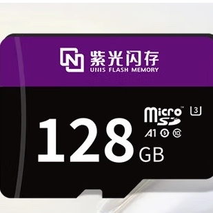 紫光闪存 UNIS FLASH MEMORY 128GB 内存卡TF（MicroSD）存储卡 U3 4k 平板相机荣耀华为小米手机游戏机存储卡100MB/S 49.9元