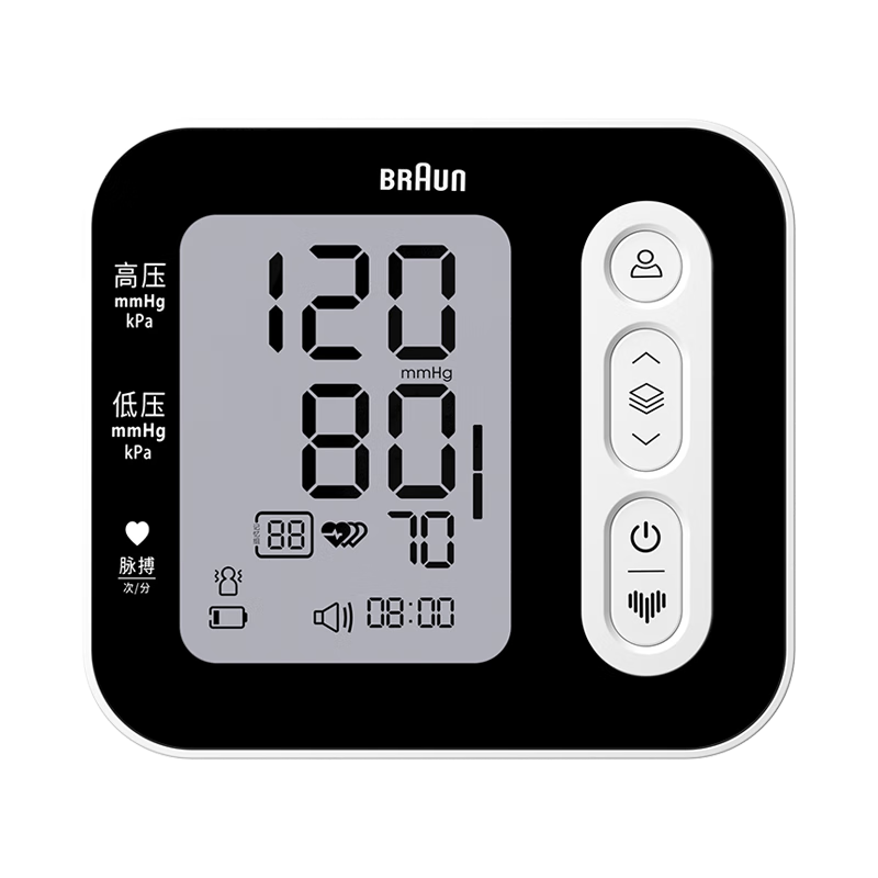 博朗（BRAUN）上臂式電子血壓計(jì)BUA4010BWCN醫(yī)用血壓儀家用老人測量儀器高精準(zhǔn) 124.4元（需領(lǐng)券，需國補(bǔ)）