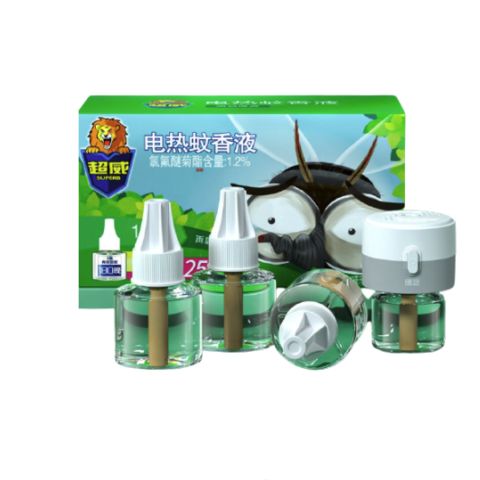 超威 电热蚊香液 4瓶1器 8.58元