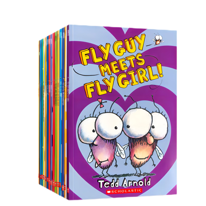 苍蝇小子(1-15册) Fly Guy And Buz英文原版进口绘本 爆笑幽默桥梁书故事书 《纽约时报》畅销书 （7-12岁）蓝思值270L-530L 91.28元