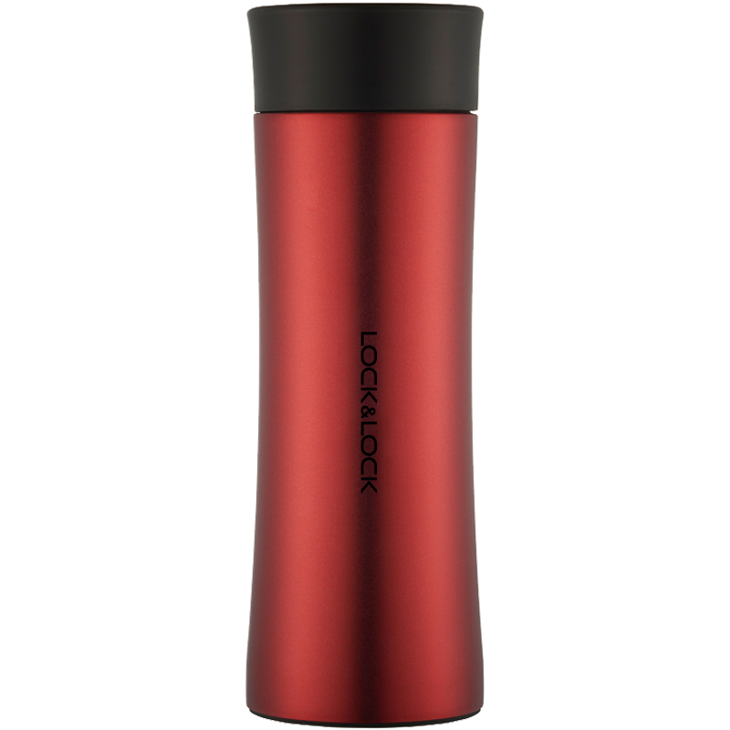 plus:乐扣乐扣 掌心杯商务杯400ML保温杯水杯子茶杯 红色  55.73元