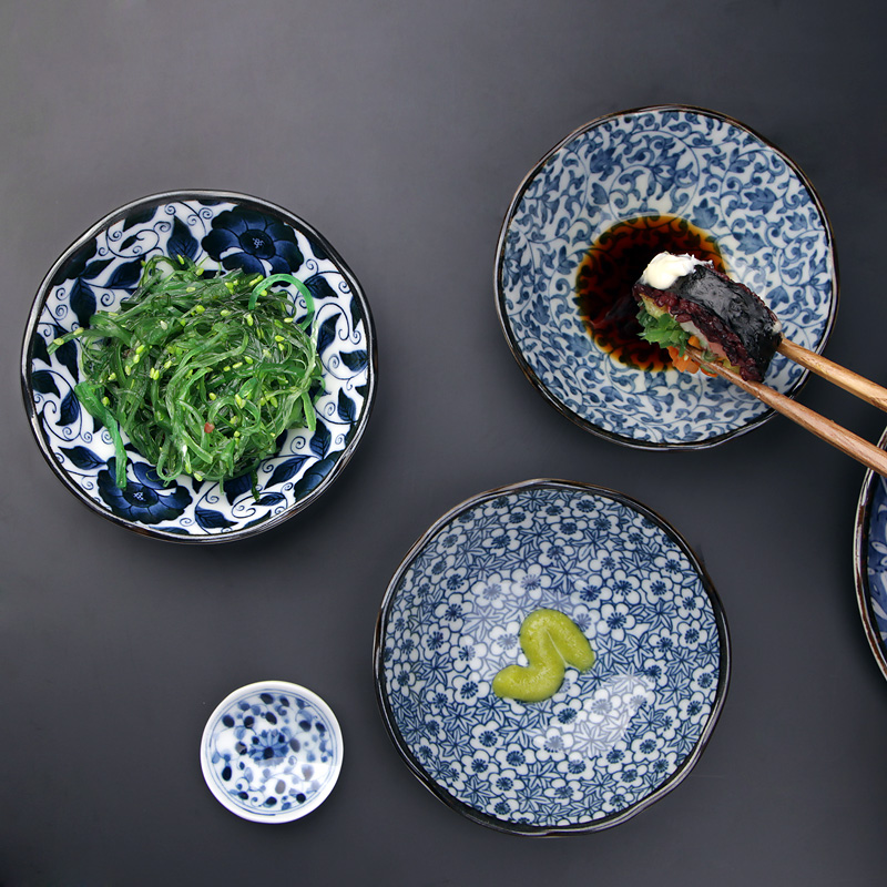 TOKI MINOYAKI 美浓烧 Mino Yaki） 美浓烧日式餐具小碟盘家用调味碟酱油醋碟 古纹味碟（单个） 券后8.5元