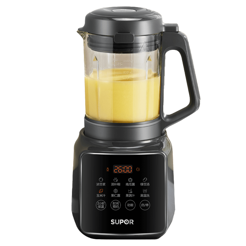 plus：苏泊尔（SUPOR）【国家补贴】降噪破壁机 家用1.2L小型多功能可预约轻音免滤豆浆机3-4人破冰碎冰榨汁机 SPJ002S 160.7元
