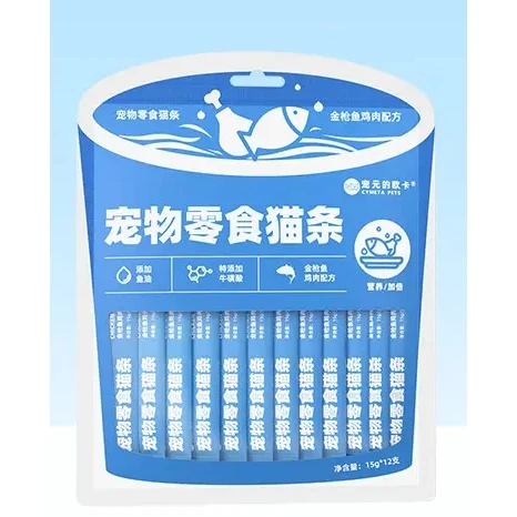 宠元的欧卡 猫条0胶0淀0诱宠物零食 15g*12支 1.63元（需买3件，需用券）