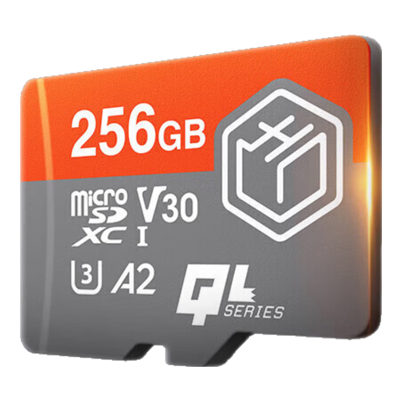 plus：京东京造256G麒麟系列TF（microSD)存储卡U3 C10 A2 V30 手机平板游戏机内存卡 553.8元（合110.76元/件）