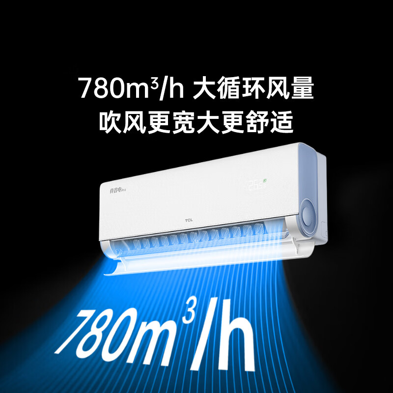 TCL 小蓝翼 真省电 KFR-35GW/RV2Ea+B1 新一级能效 壁挂式空调 1.5匹 1345.6元