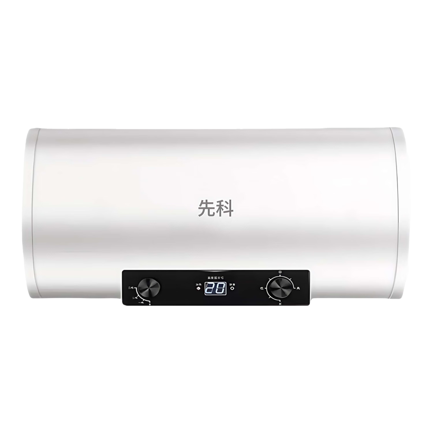 先科热水器电热水器家用洗澡变频速热储水式出水断电恒温电热水器圆桶小型出租房智能节能省电卫生间 圆桶数显+自行安装 40L 228元