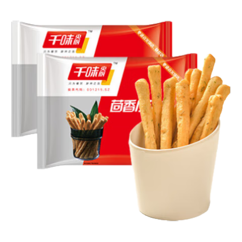 千味央厨 茴香小油条240g*2约48根 15.32元（需领券）