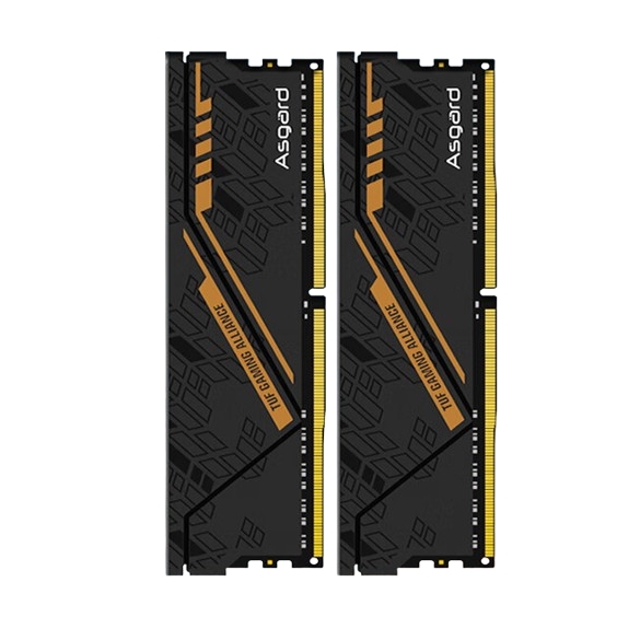 阿斯加特 32GB(16GBx2) DDR4 3200 台式机内存条 金伦加&TUF联名款 马甲条 精选颗粒 CL18 黑橙甲 448.1元