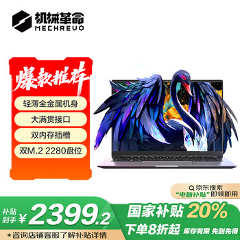 mechrevo机械革命 无界14s 笔记本电脑 i5-13420H 16GB 512GB